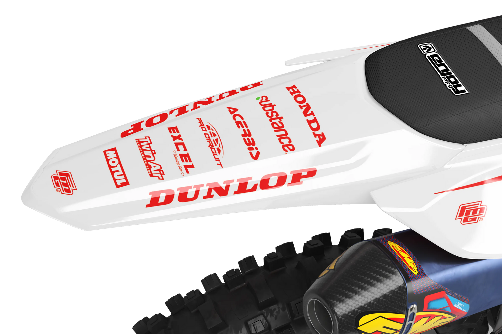 Honda Anniversary white Factory EDITION GRAPHICS KIT