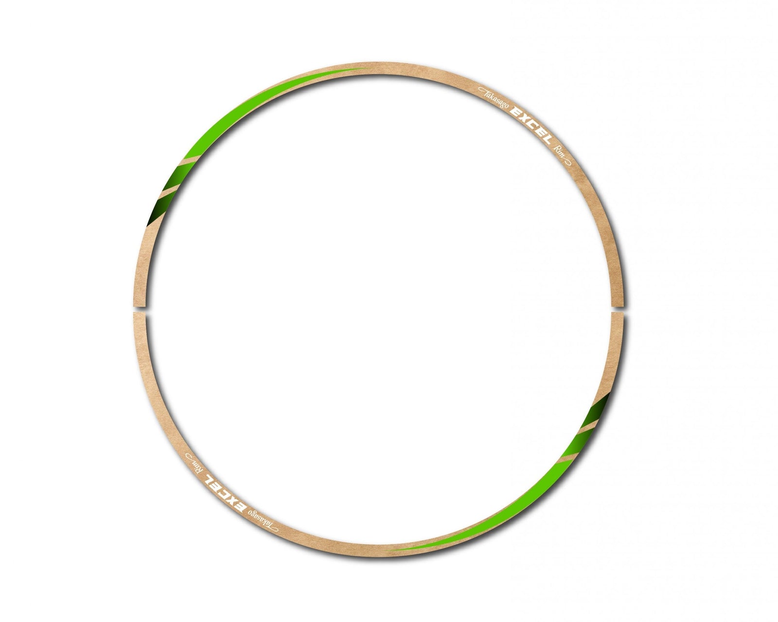 Clear Green Rim Tape Decal
