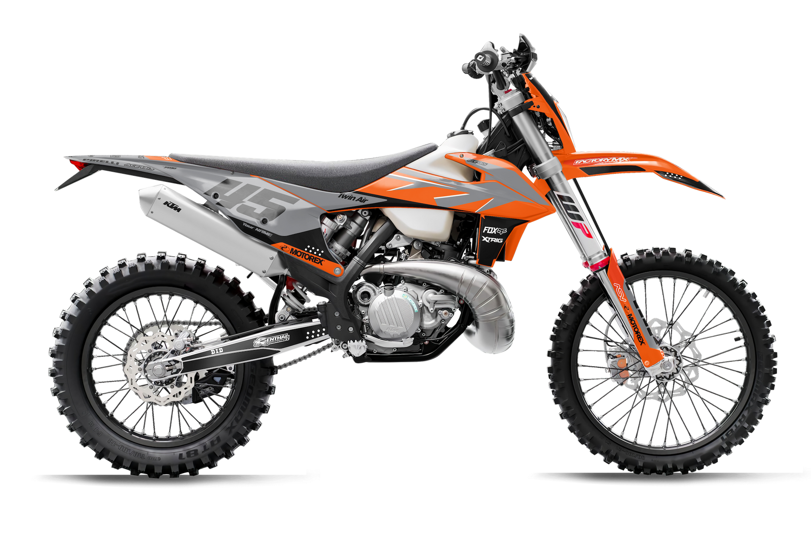 Fits KTM Volta Grey Enduro Graphics Kit