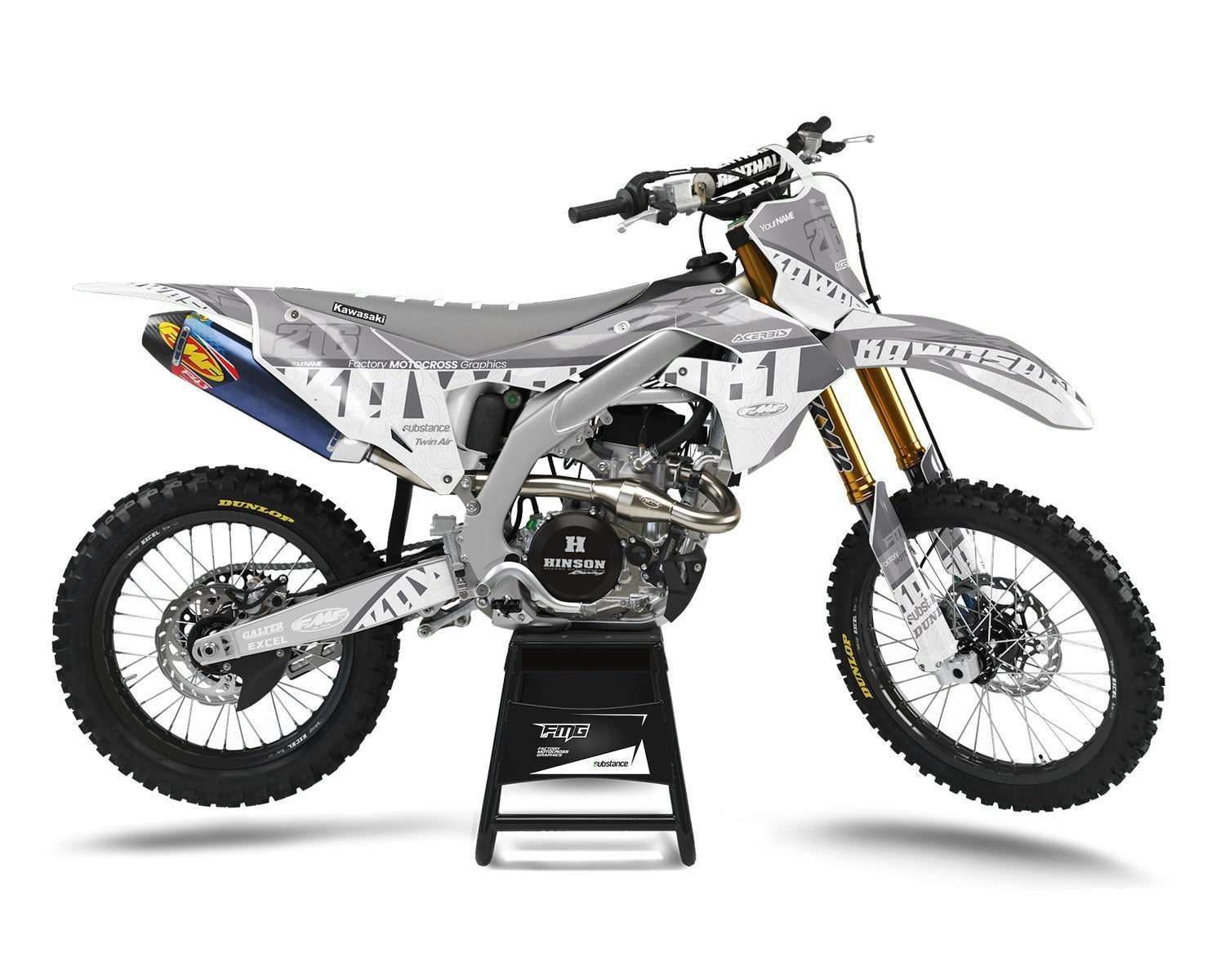 Custom Kawasaki Design Decals