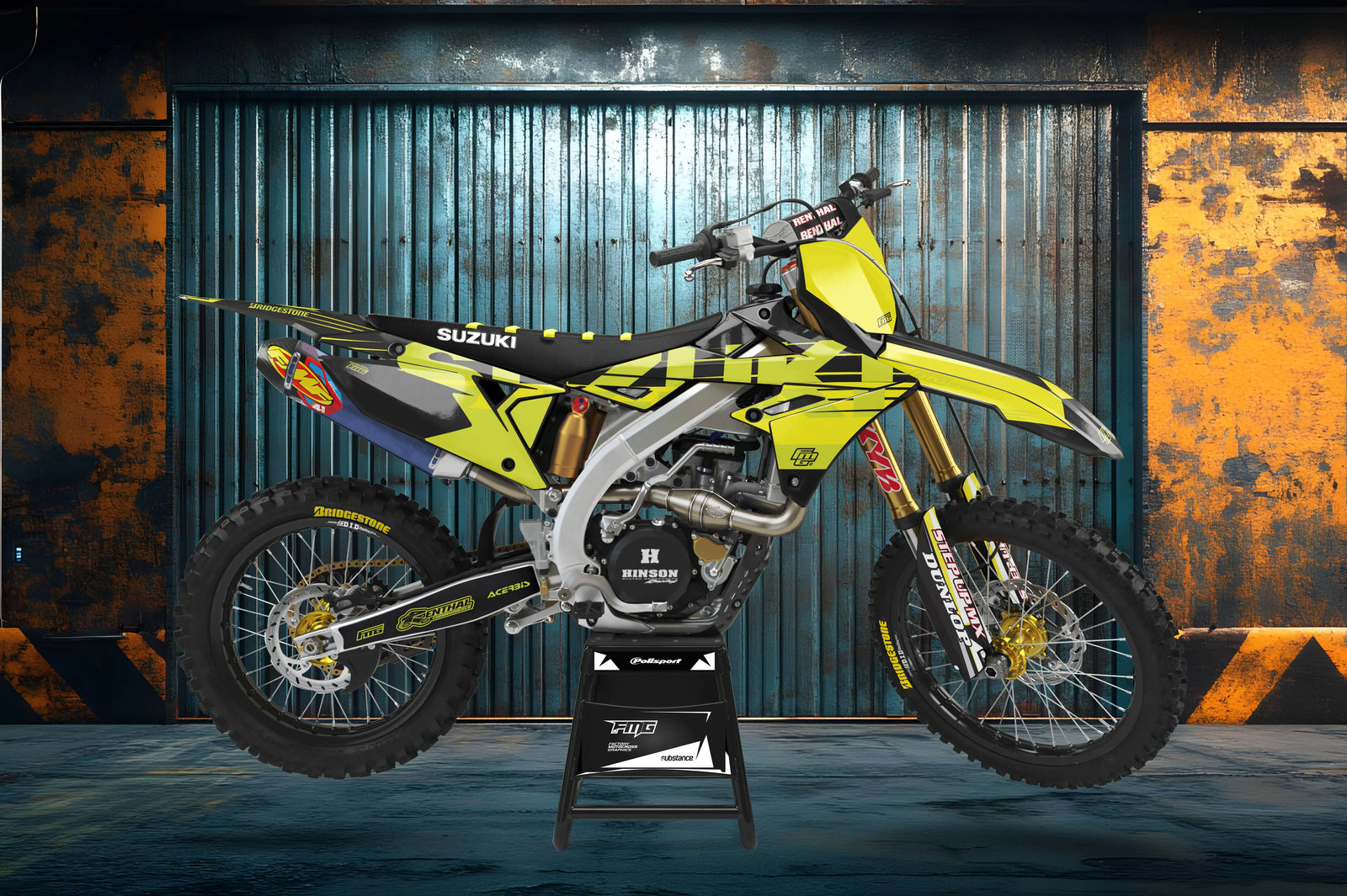 Suzuki Fluorescent Graphics Kit