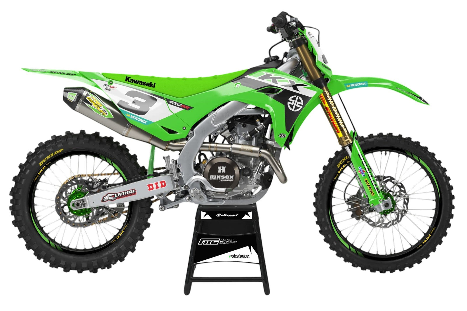 Kawasaki MXGP Edition Graphics Kit