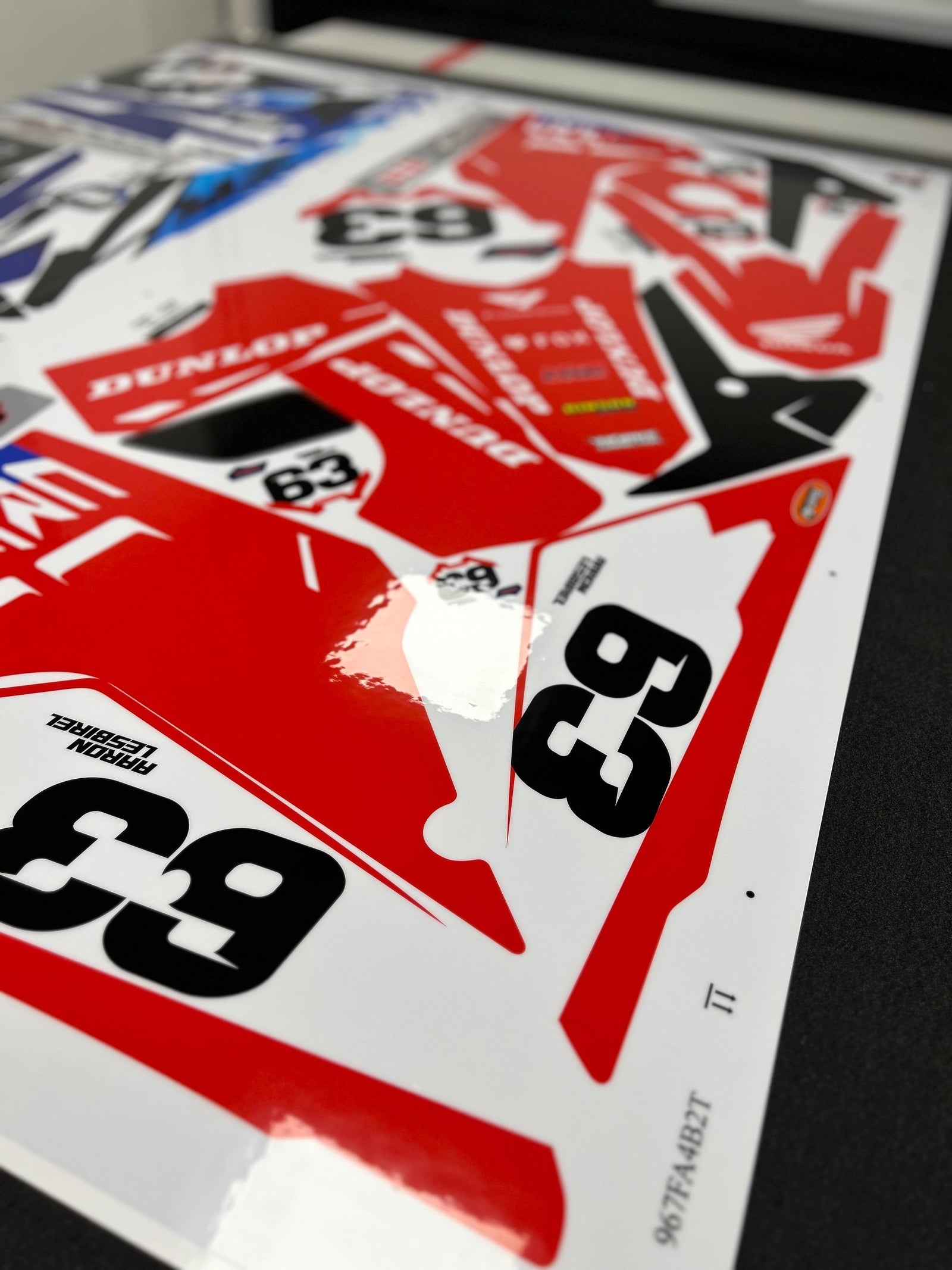 Honda CRF/CR 2021 Pink CRF Factory Graphics Kit
