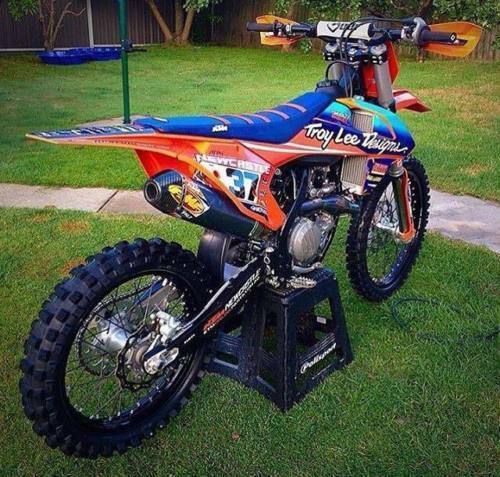 TLD Orange Blue Graphics Kit