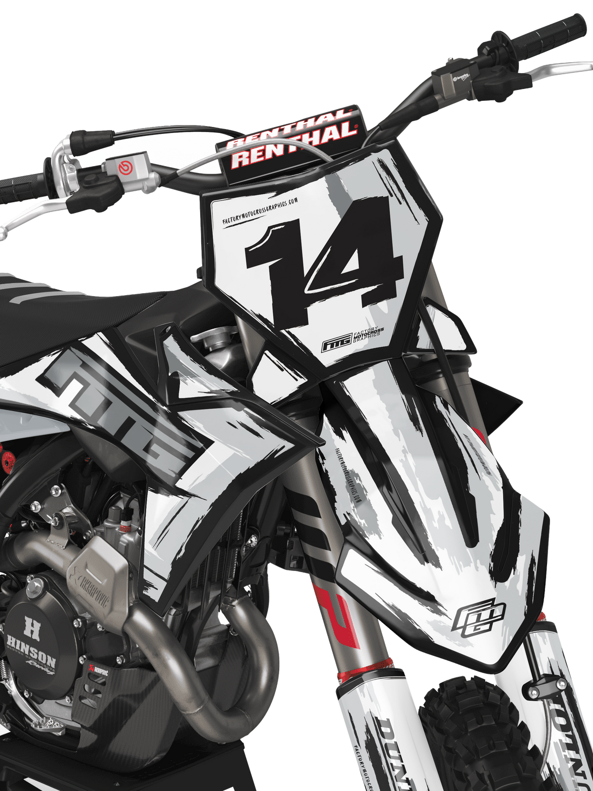 Fits KTM TOON BLACK &amp; WHITE GRAPHICS KIT