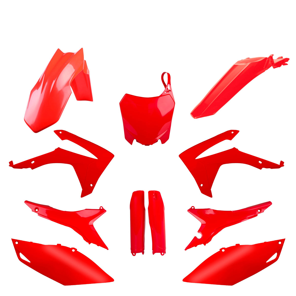 Full Plastic Kit Honda RED CRF 450R (2013-16)