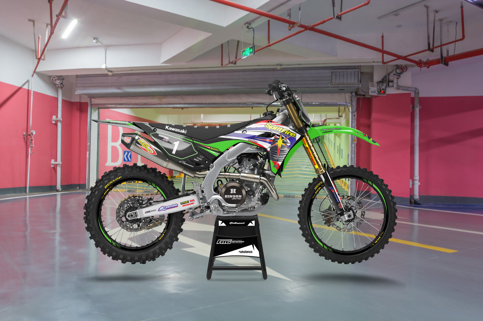 KAWASAKI Splitfire Team GRAPHICS Kit