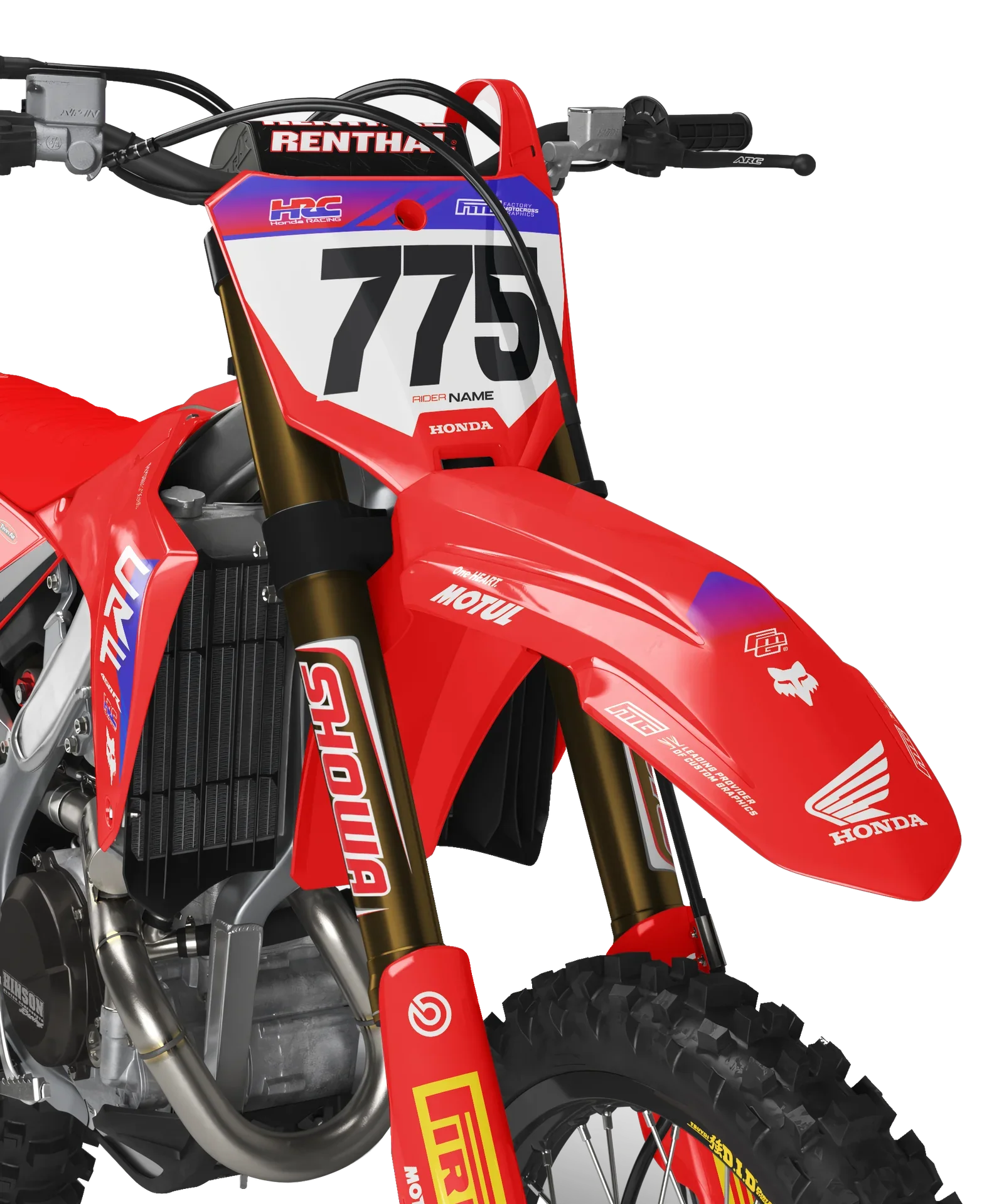 Honda CRF/CR Geico Graphics Kit