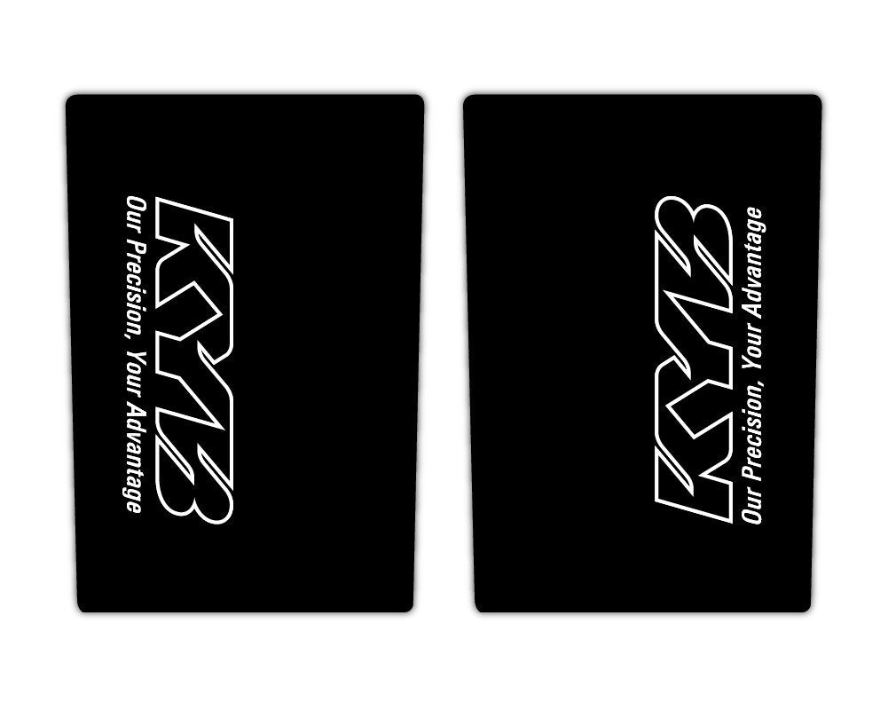 Black Upper Fork Decals