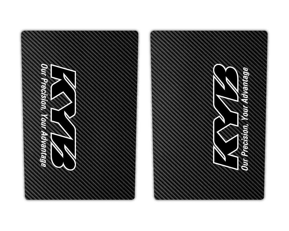 Black Carbon KYB Suspension Stickers