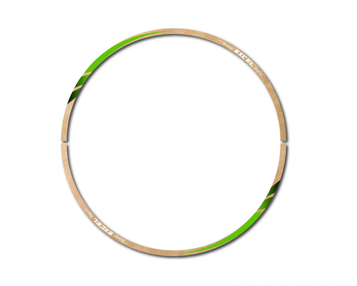 Clear Green Rim Tape Decal