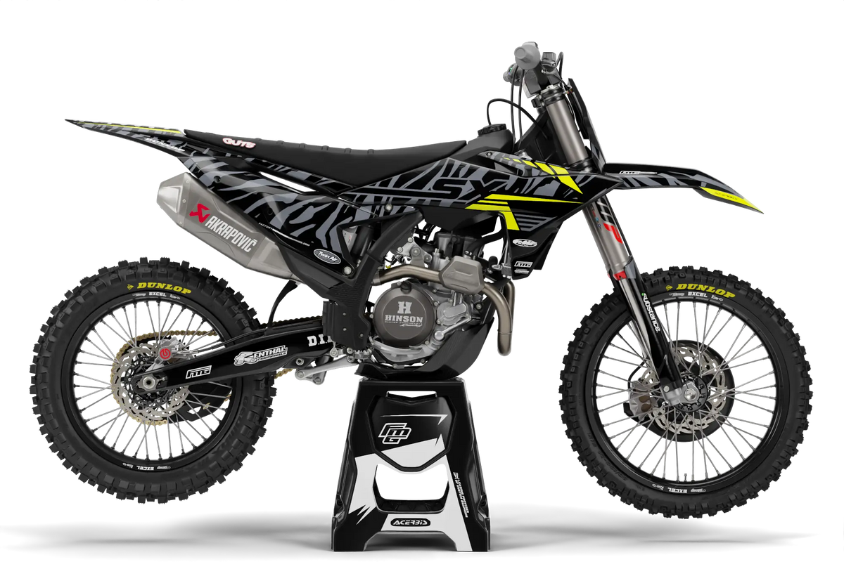 Fits KTM  Black Camo Graphics Kit No Name No Number