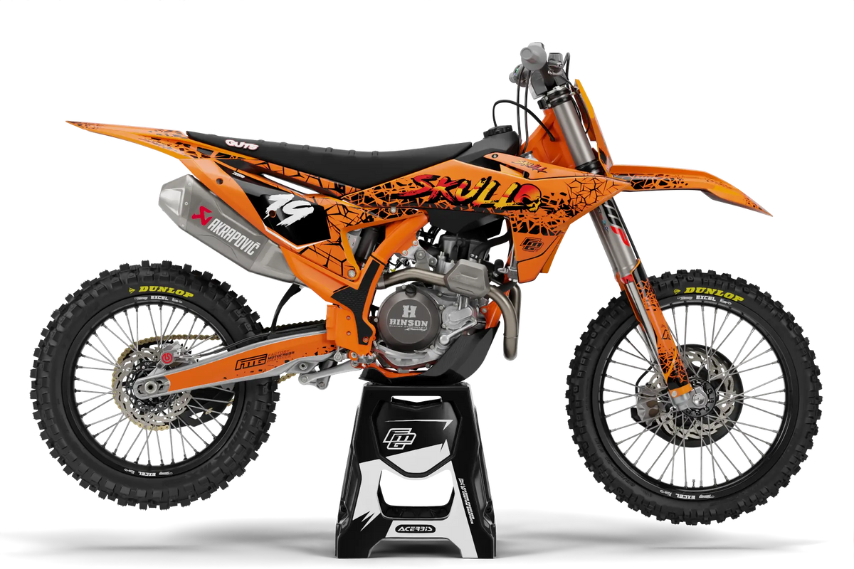 Fits KTM Spooky Orange Graphics Kit