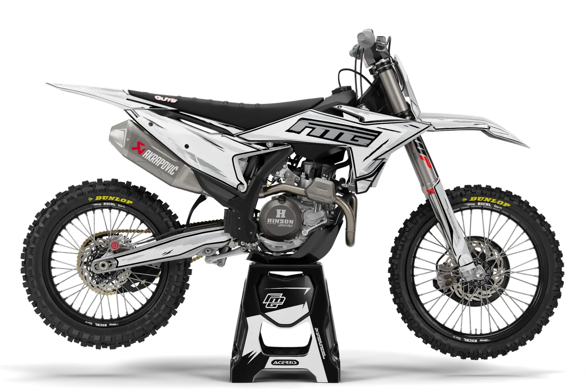 Fits KTM  TOON BLACK &amp; WHITE GRAPHICS KIT No Name No Number.