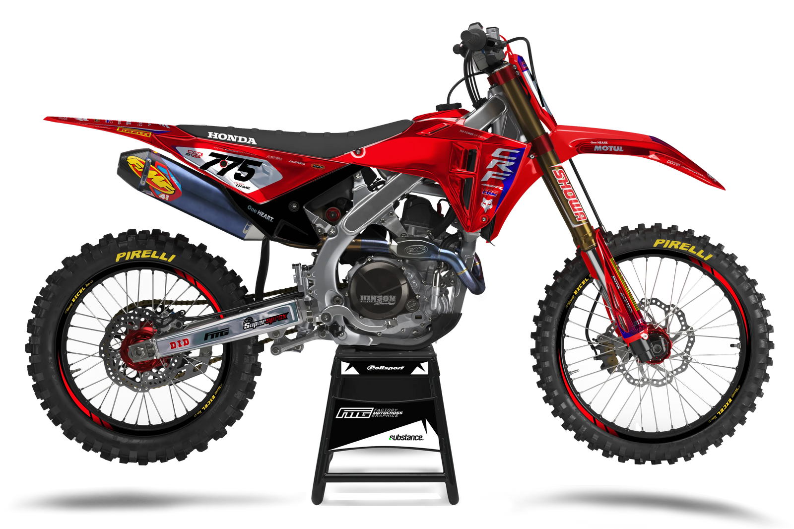 Honda CHROME CRF/CR Graphics Kit