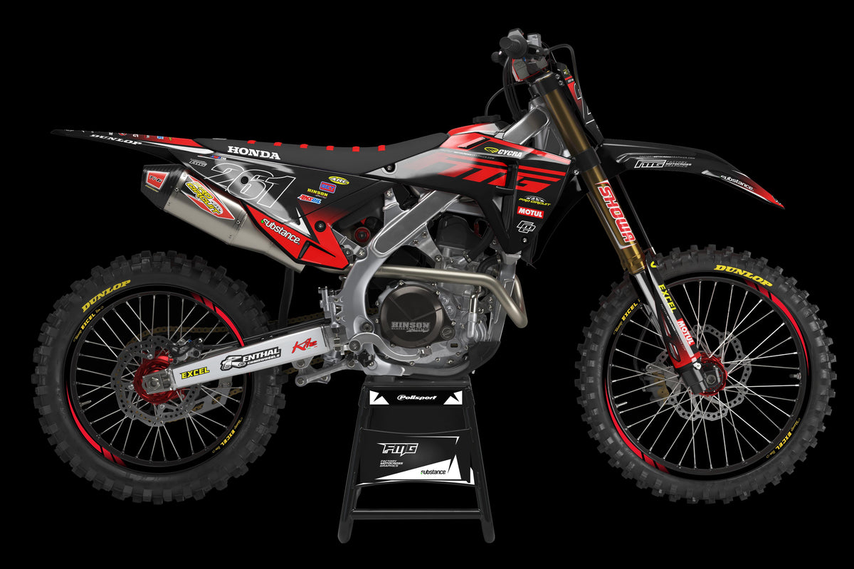 Honda Phantom Black Graphics Kit