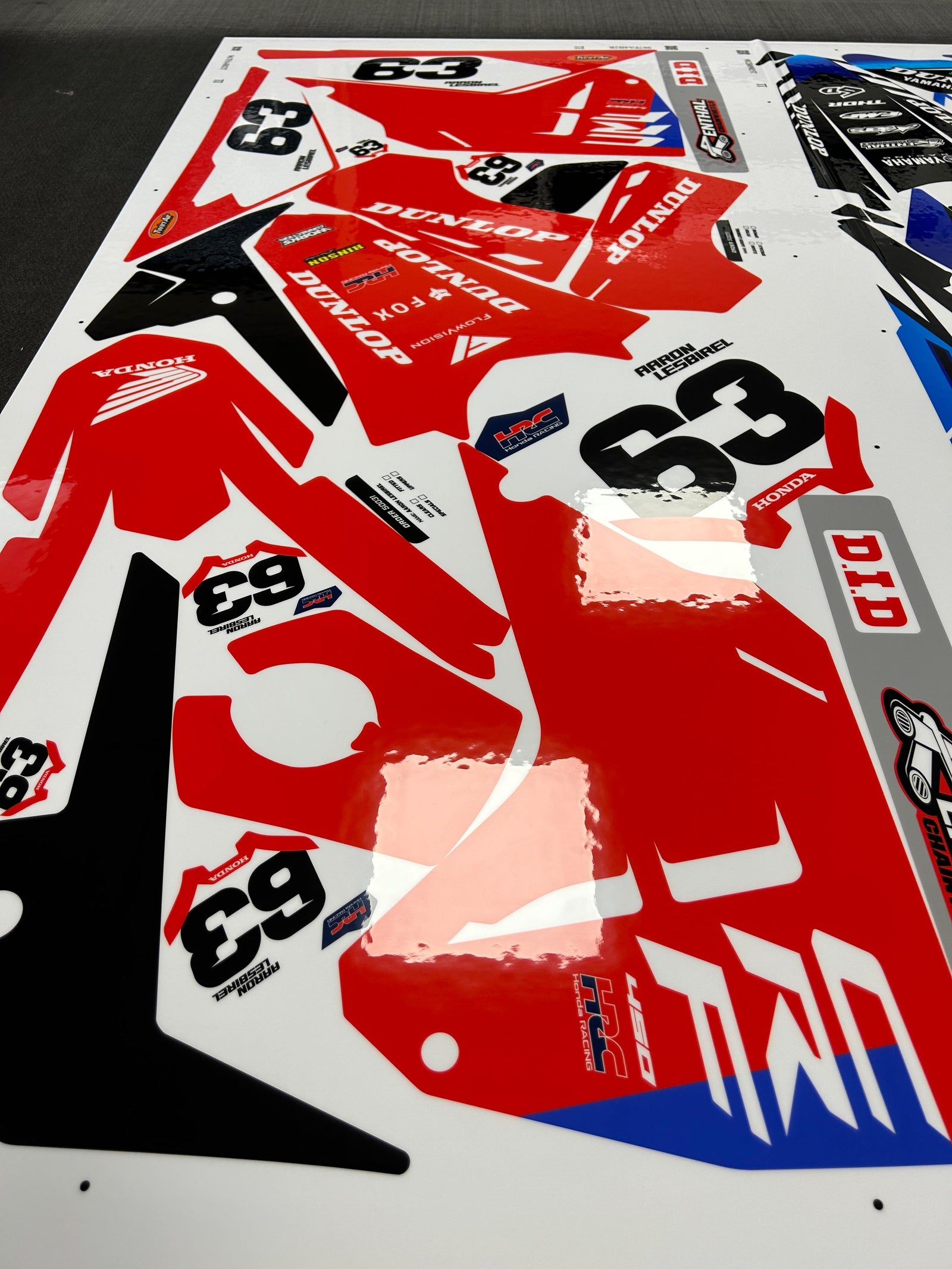 Honda CRF/CR 2021 Pink CRF Factory Graphics Kit