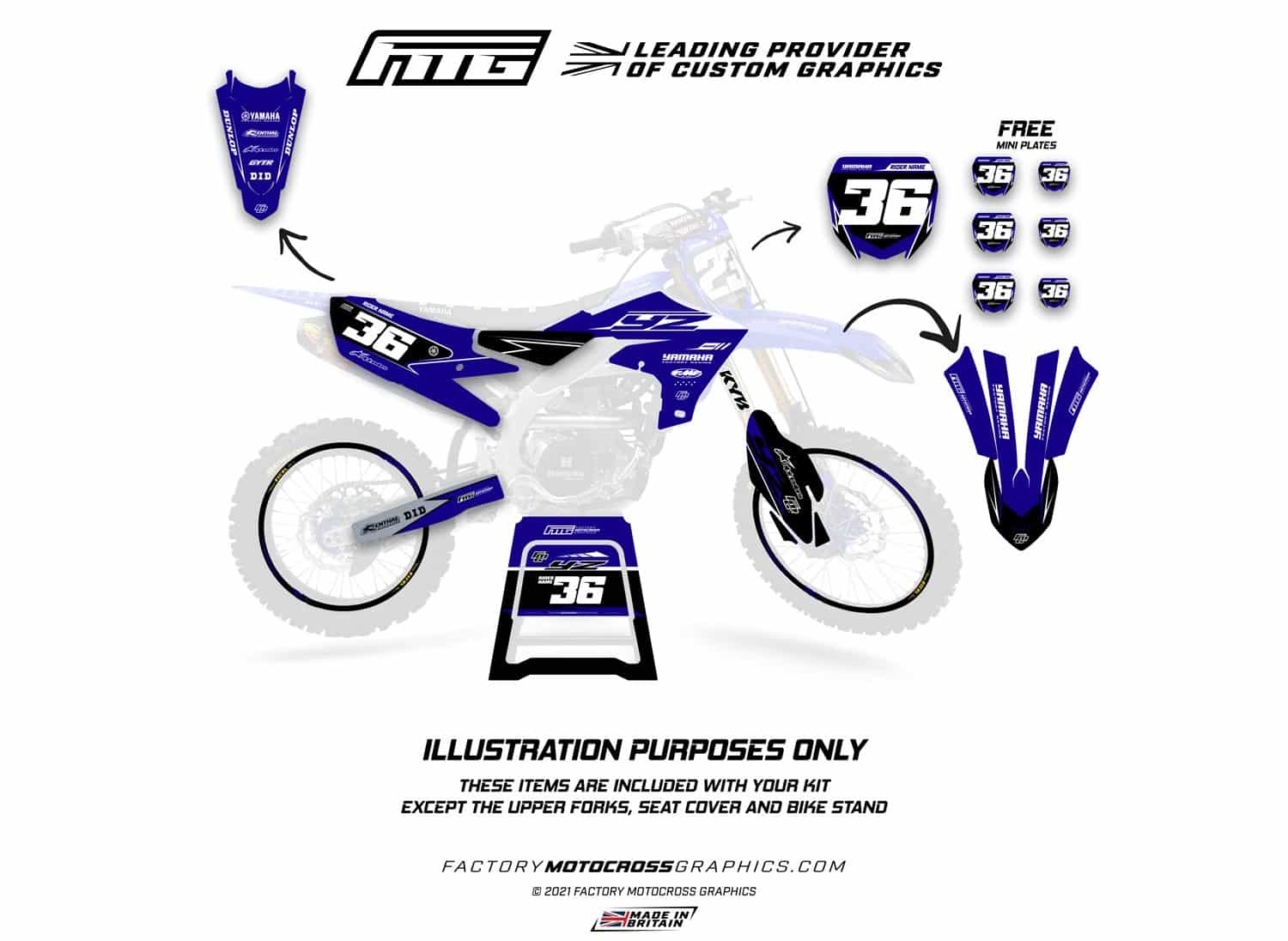 Yamaha Rock River Graphics Kit