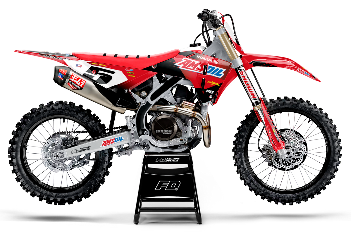Honda AMS OIL Retro Factory Graphics Kit